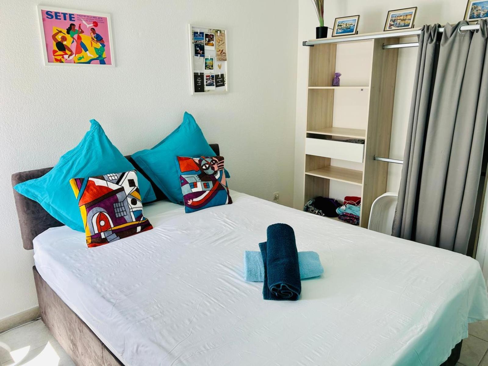 Sète Nautilus Joli T3 Appartement Terrasse Climatisation מראה חיצוני תמונה